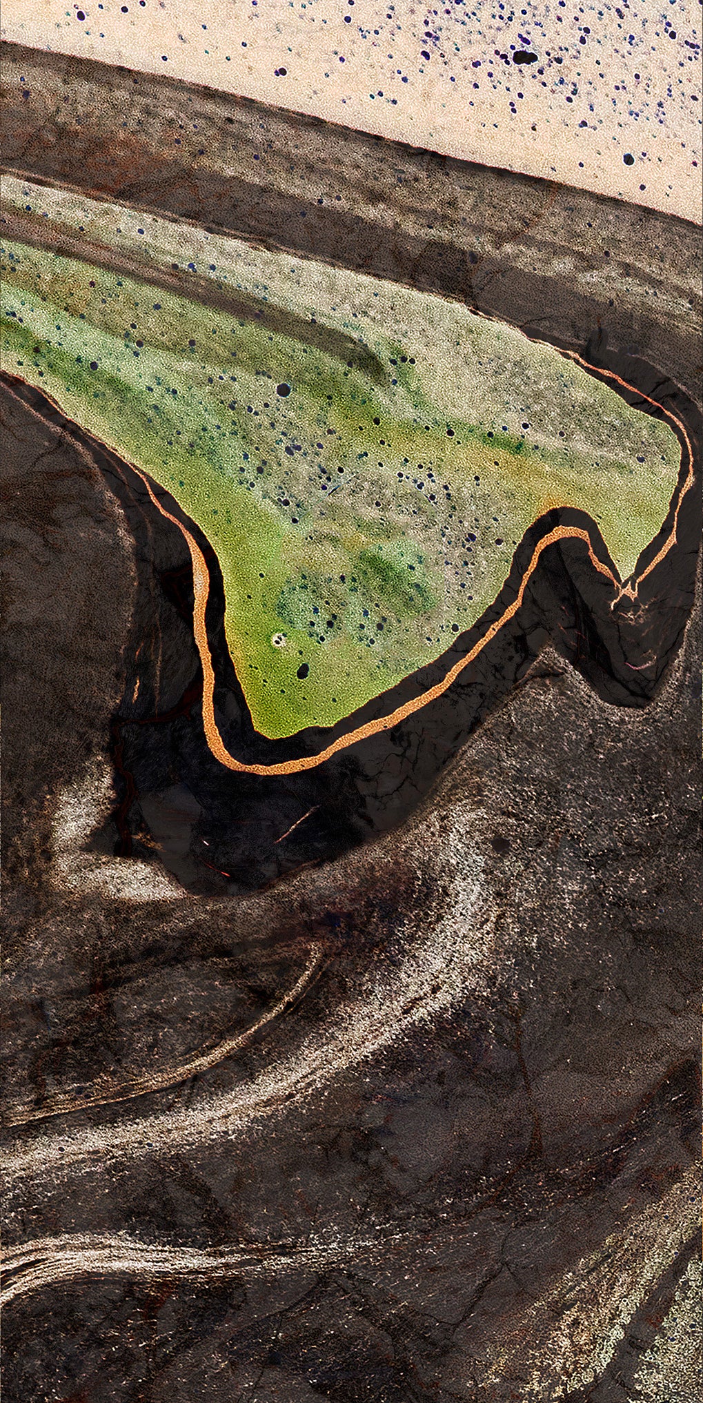 Golden Earth Agate Tile