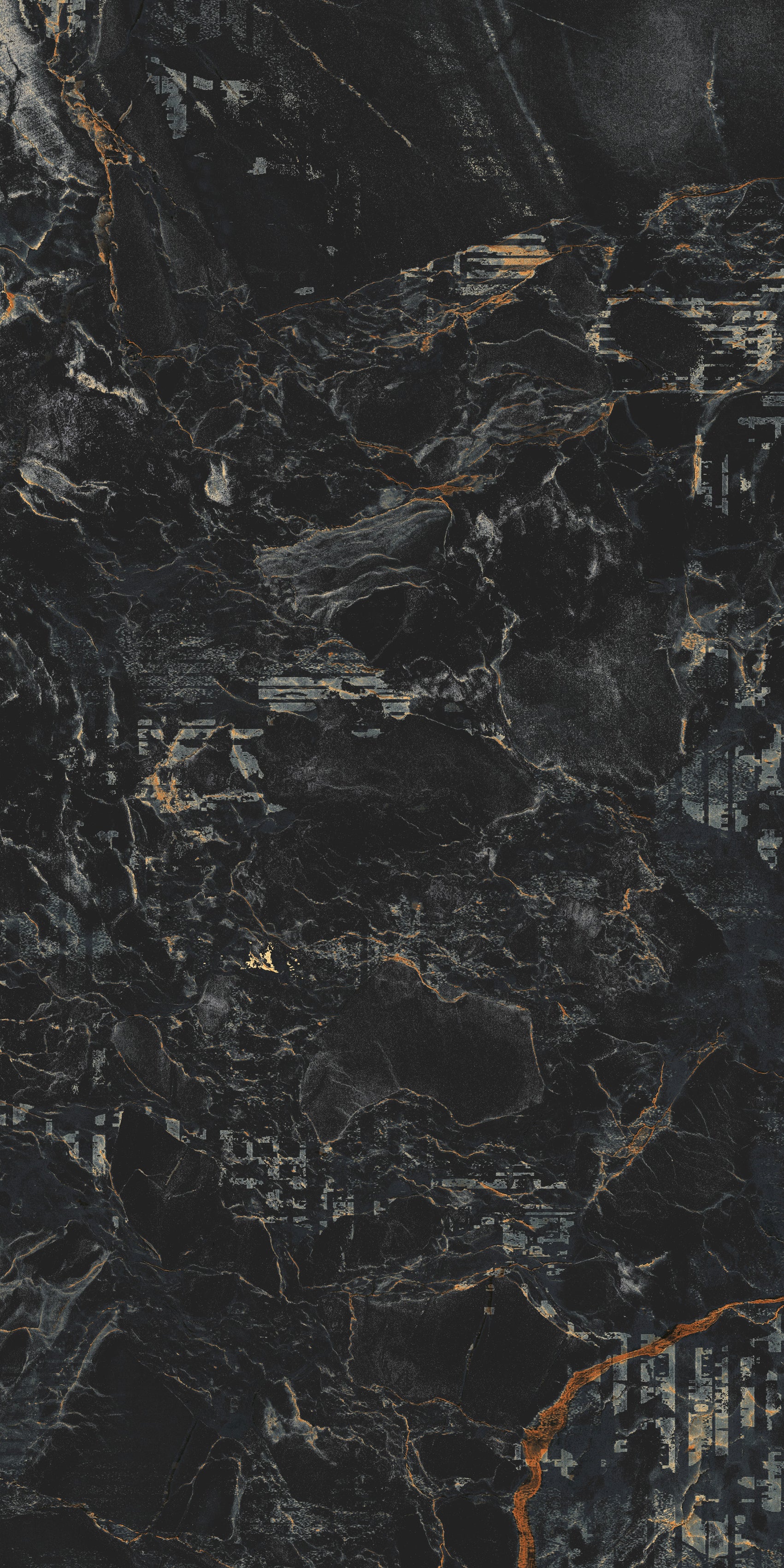 Black Fusion Marble Slab