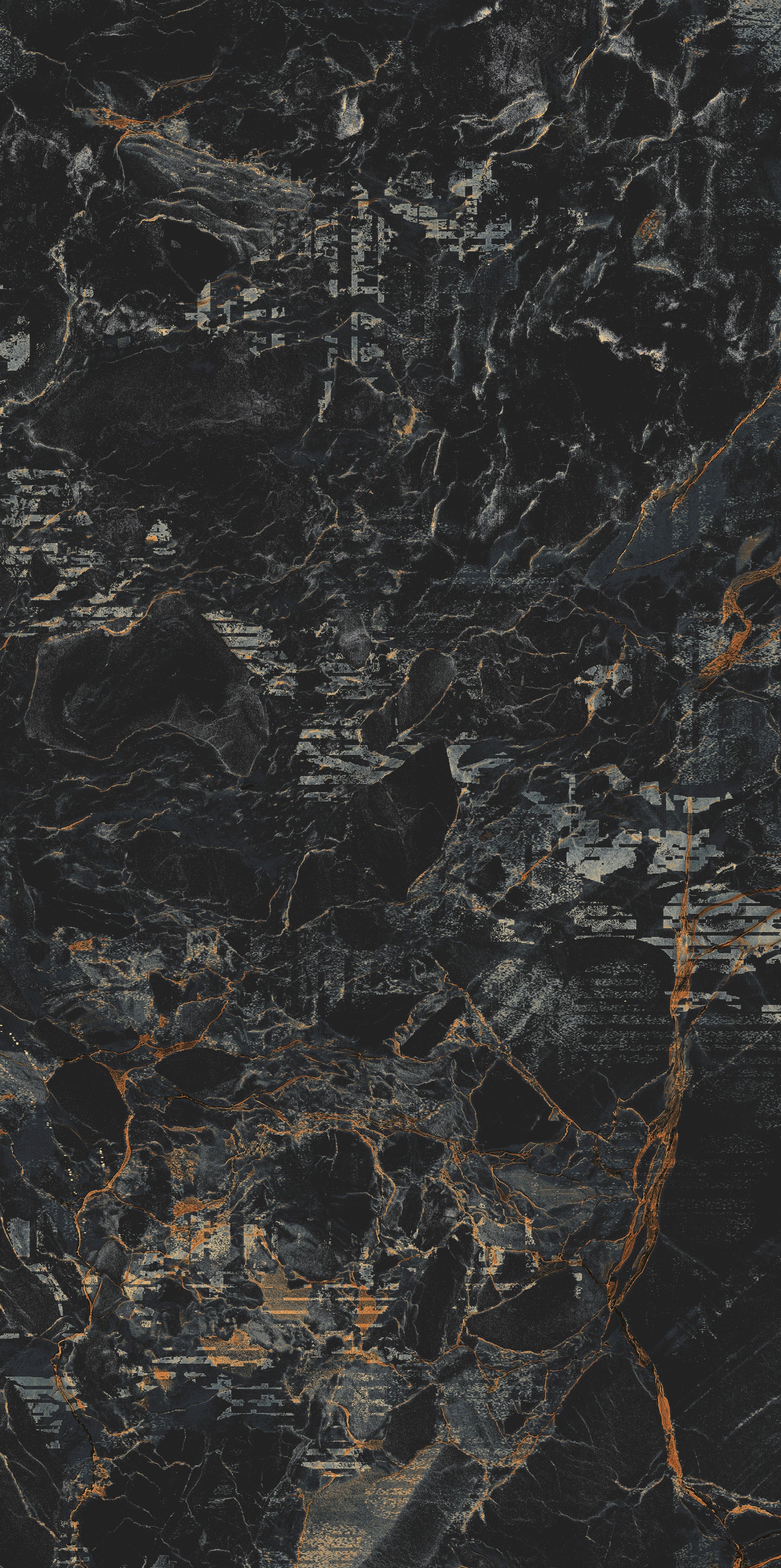 Black Fusion Marble Slab