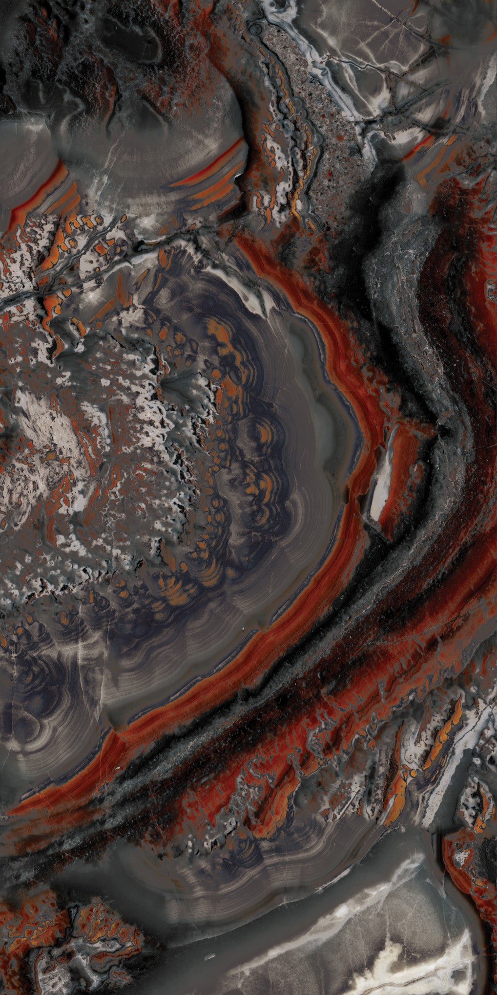 Obsidian Flame Onyx Tile