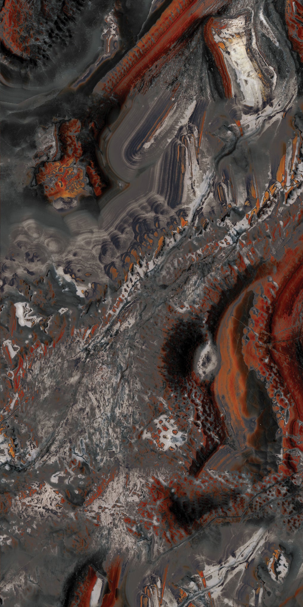 Obsidian Flame Onyx Tile