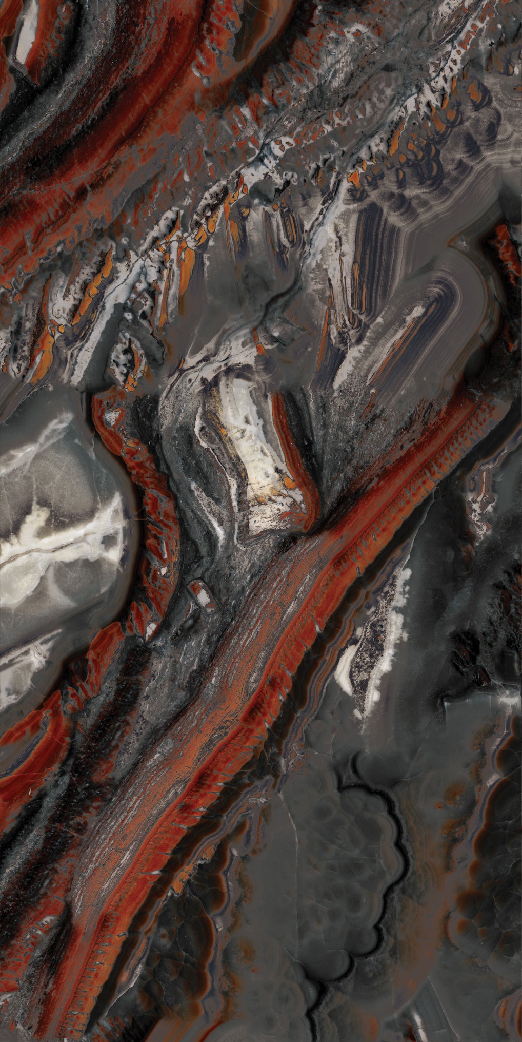 Obsidian Flame Onyx Tile