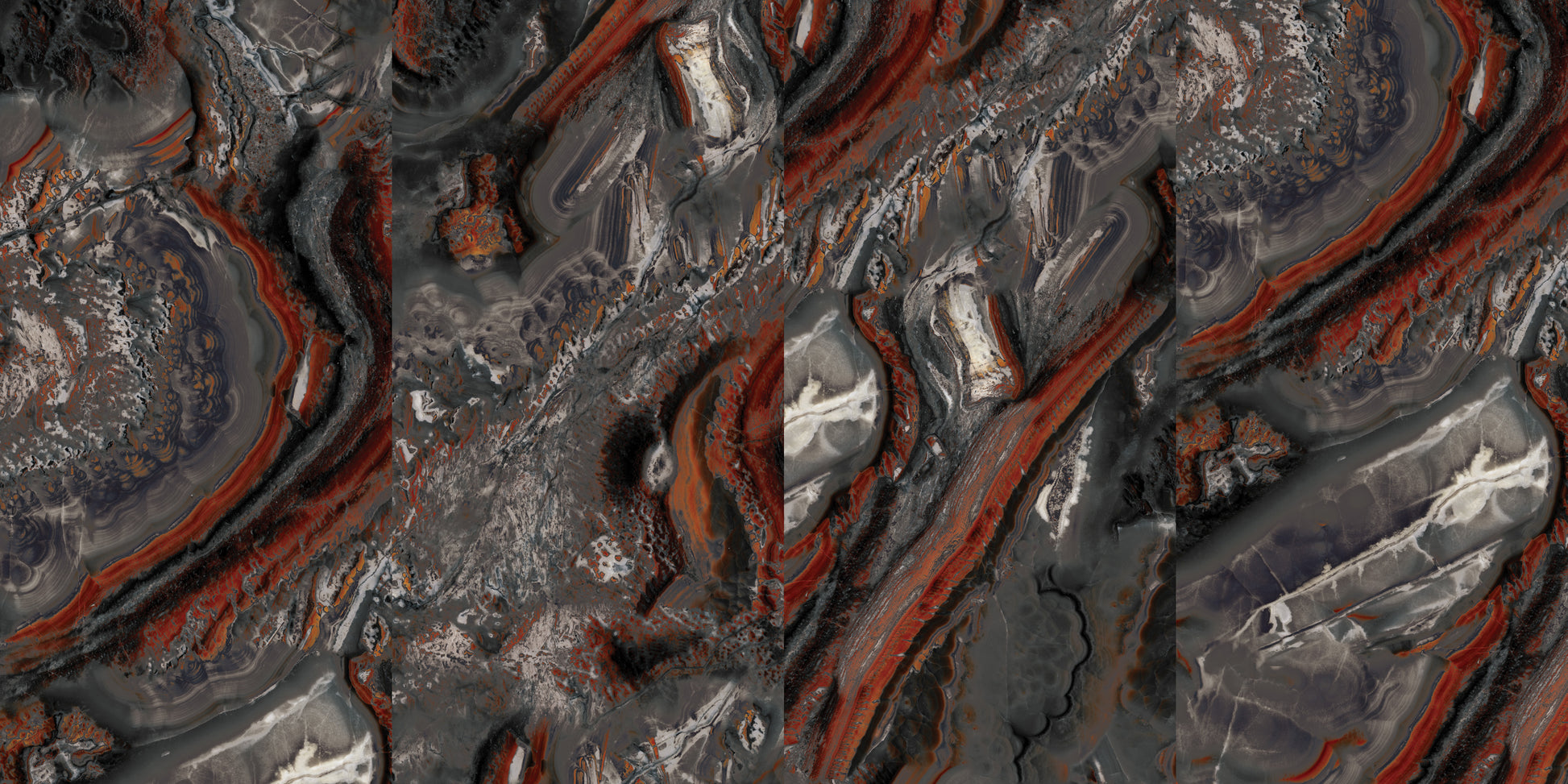 Obsidian Flame Onyx Tile