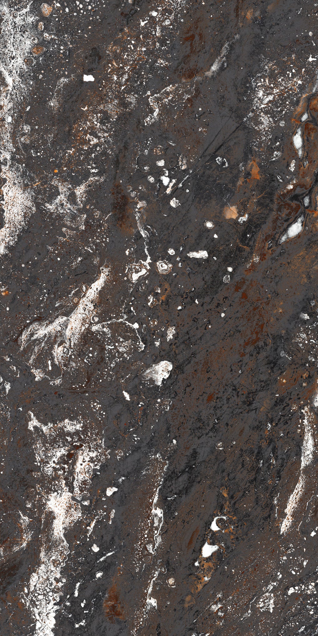 Obsidian Rust Marble Tile