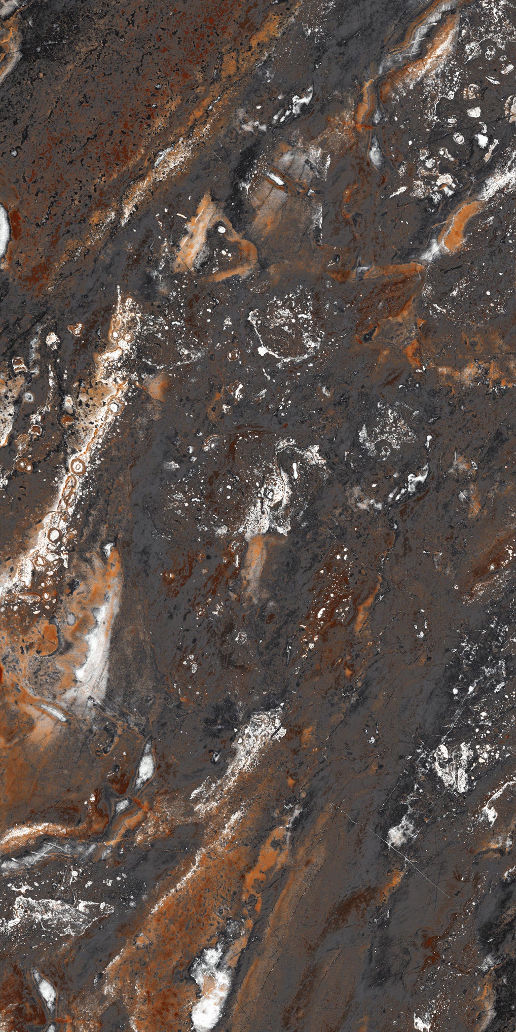 Obsidian Rust Marble Tile
