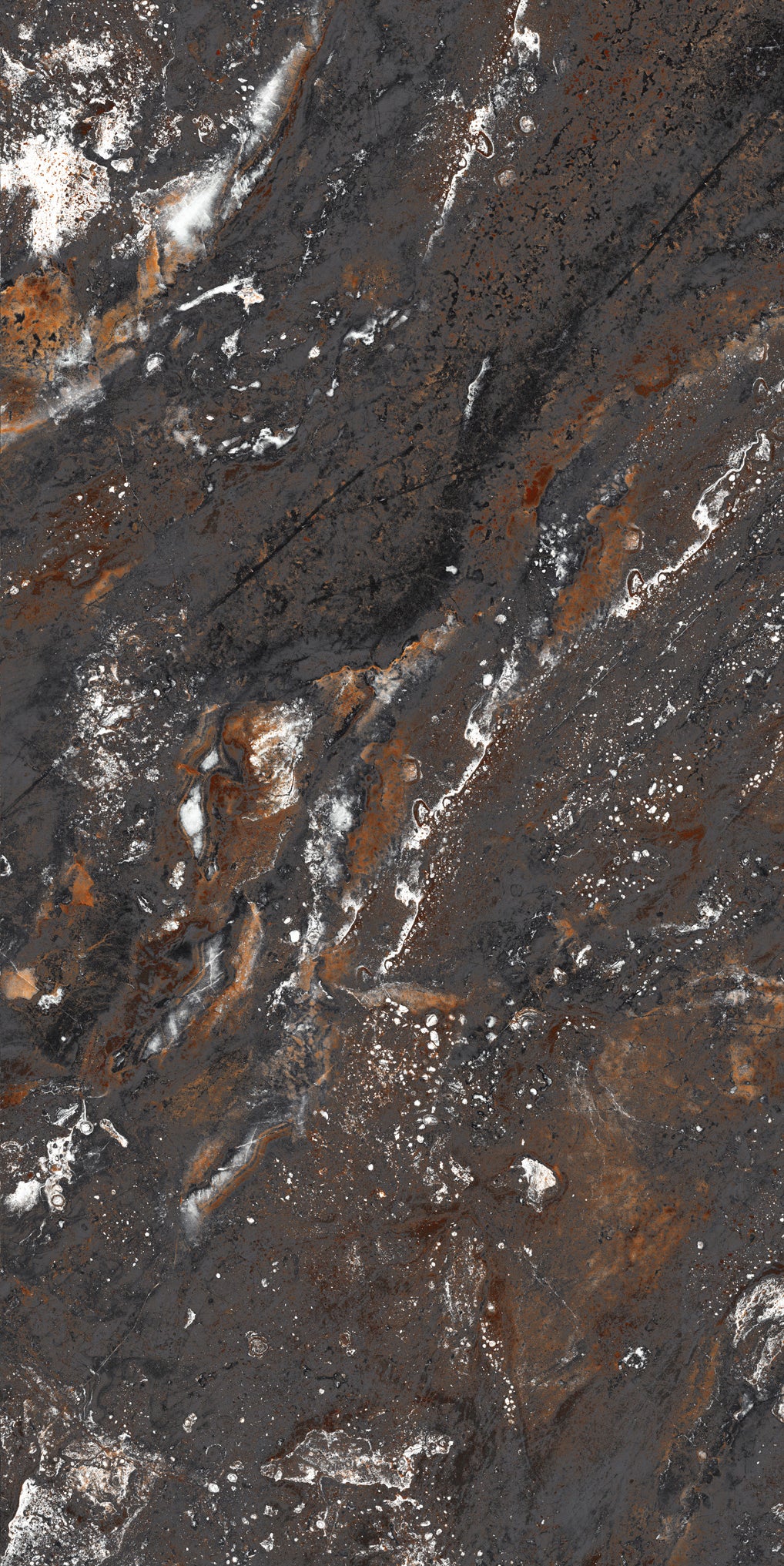 Obsidian Rust Marble Tile