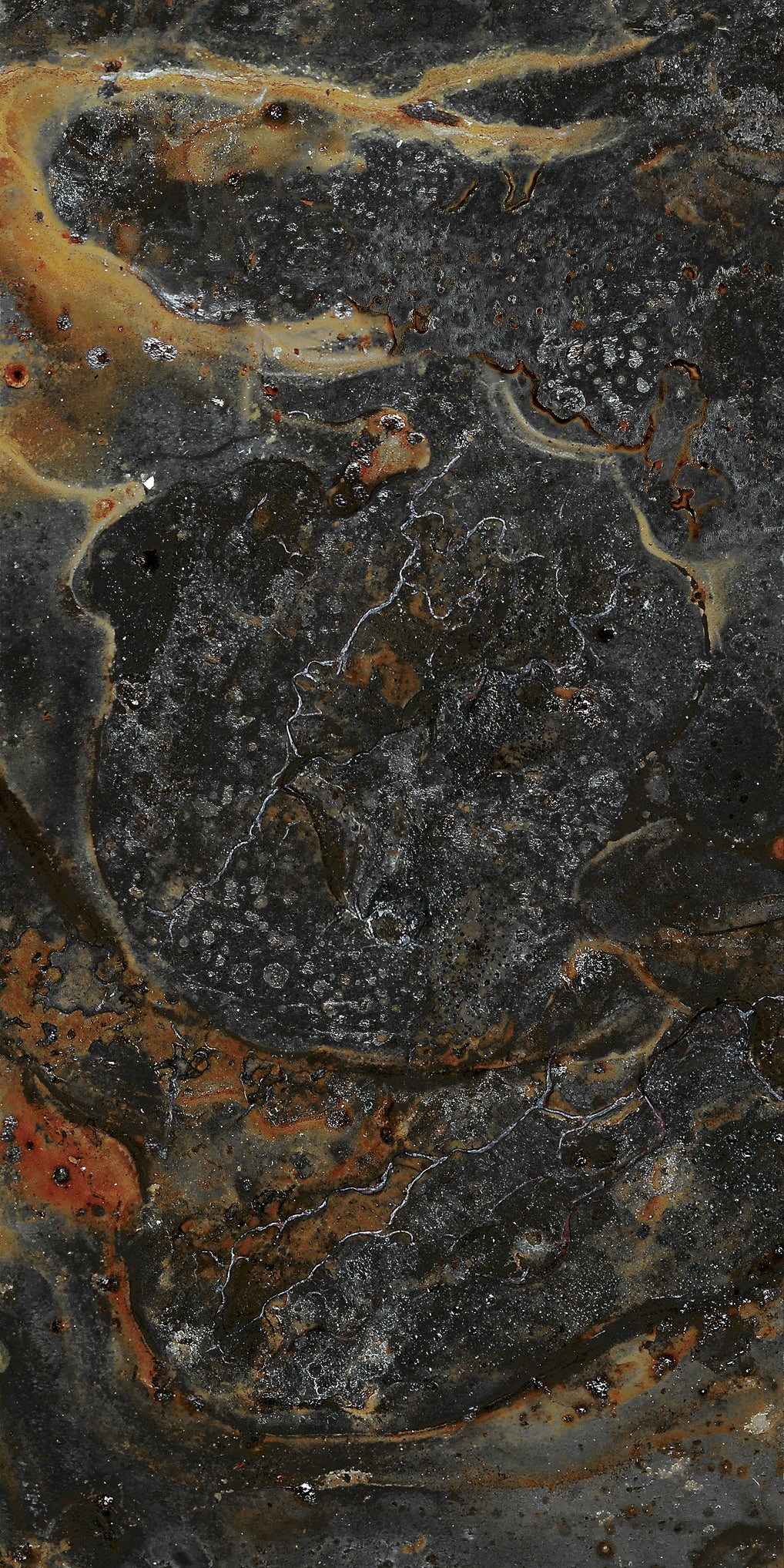 Metallic Black Marble Slab