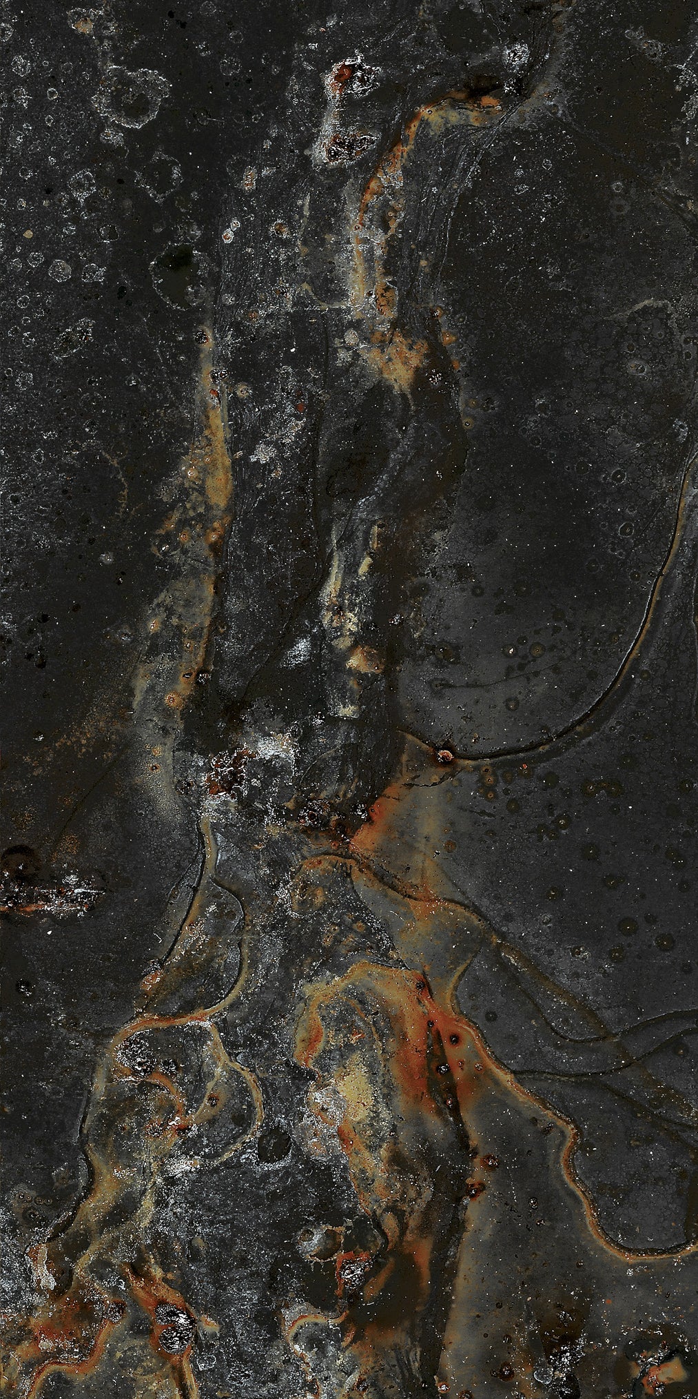 Metallic Black Marble Slab