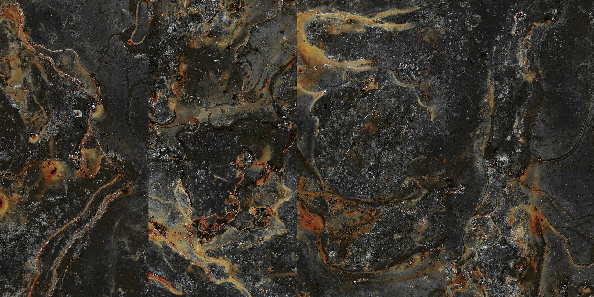 Metallic Black Marble Slab