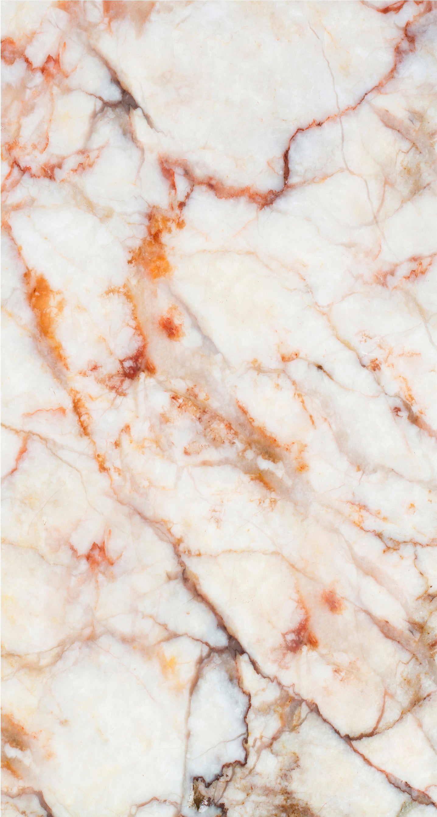 White Marble Texture 8K Seamless | Orange Veins Stone Background | Texturehubs
